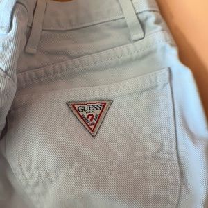 Guess vintage white shorts!